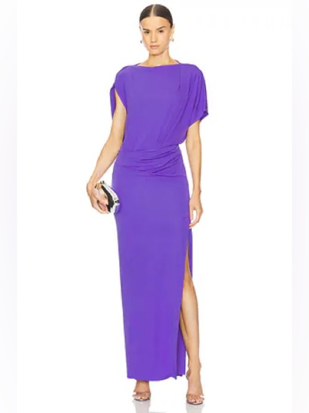 Simkhai Hollins Asymmetric Cape Gown
